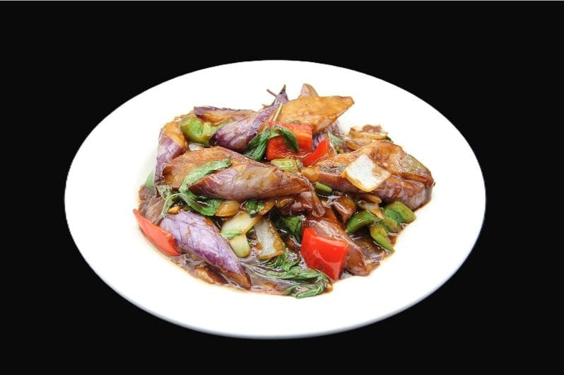 Eggplant W. Basil — Taibat Noodle House Santa Ana