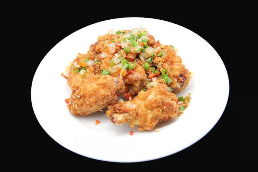Salt Pepper Chicken Party Wings — Taibat Noodle House Santa Ana