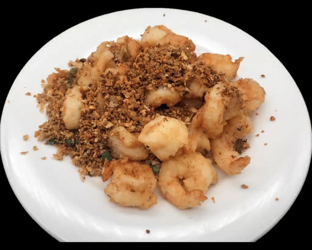 Dry Garlic Shrimp — Taibat Noodle House Santa Ana