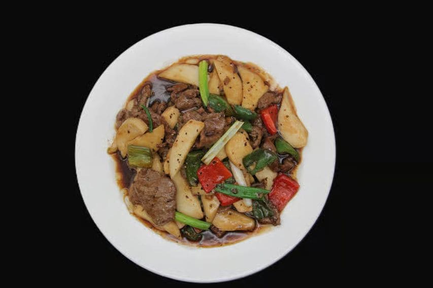 Mushroom Beef — Taibat Noodle House Santa Ana