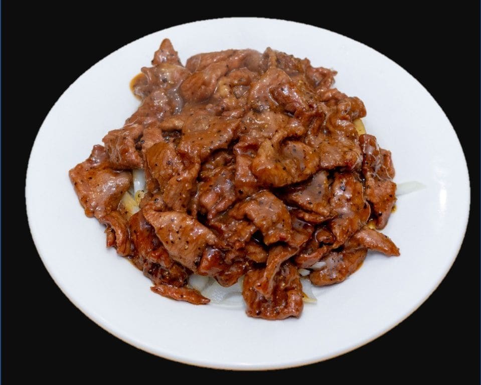 Black Pepper Beef — Taibat Noodle House Santa Ana