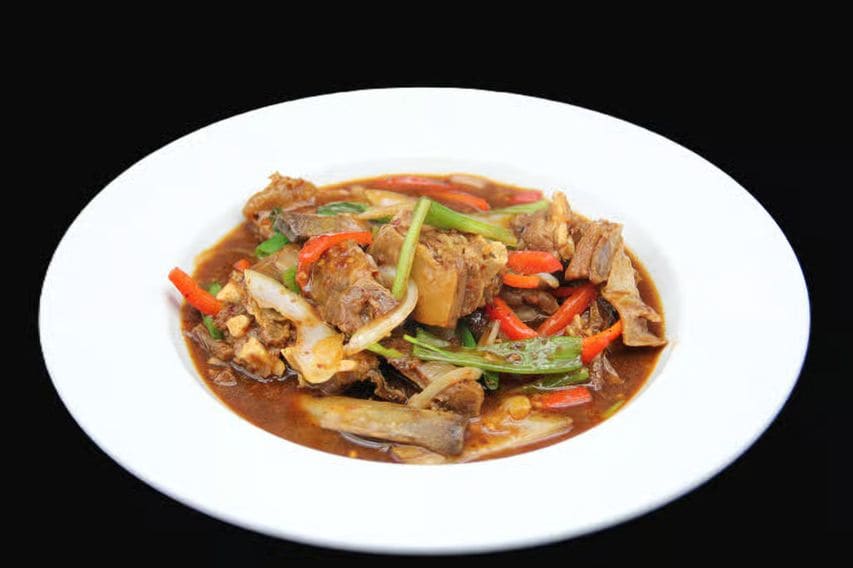 Lamb Rib Hot Pepper Sauce — Taibat Noodle House Santa Ana