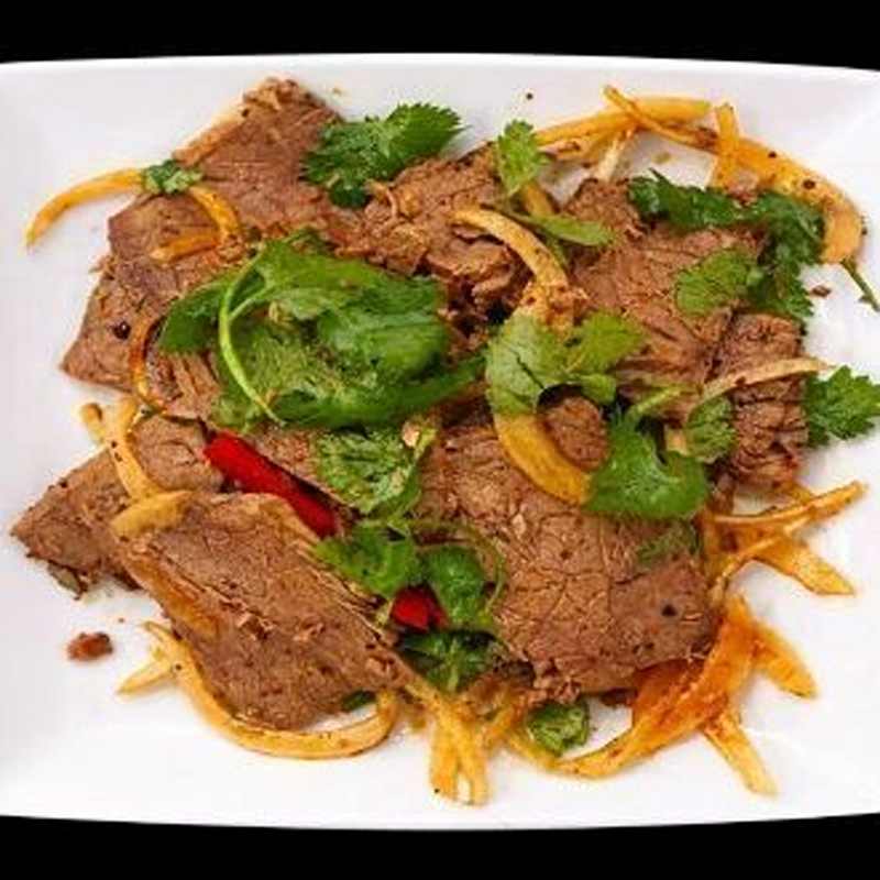 Chilled Beef Salad — Taibat Noodle House Santa Ana