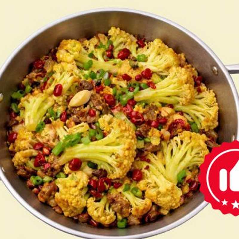 Dry Pot Cauliflower (Wok-Seared With Garlic & Chili) — Taibat Noodle House Santa Ana