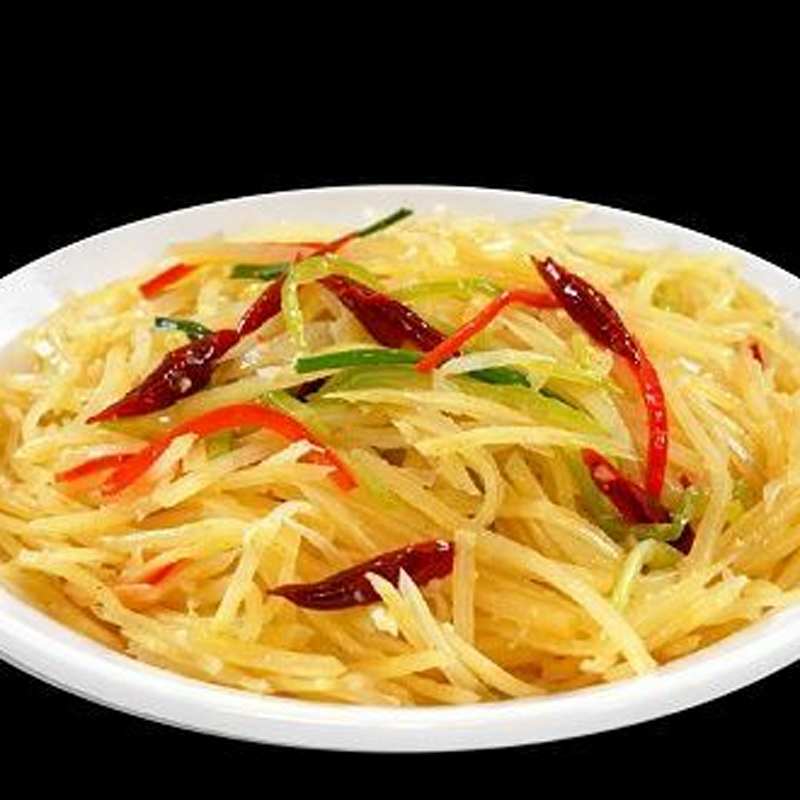 Shredded Potato Salad — Taibat Noodle House Santa Ana