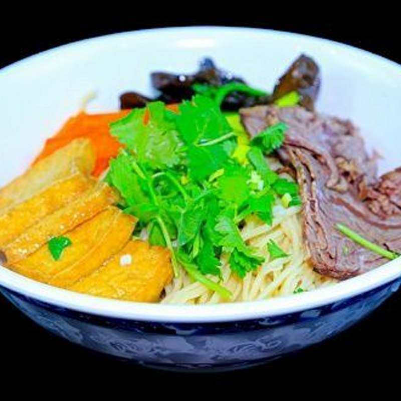 Signature Dry-Mixed Beef Noodles — Taibat Noodle House Santa Ana